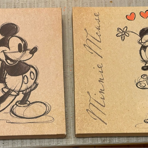 Mickey and Minnie Mouse Sketch Art - Picture 4 of 4